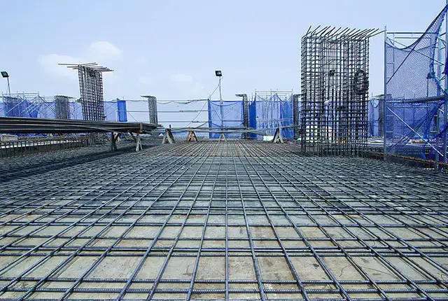 Thi công cốt thép sàn 32 Block Venus