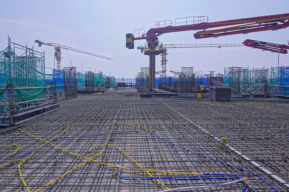 Thi công cốt thép sàn 35 Block Venus