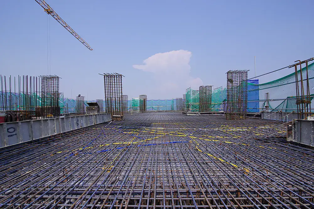 Thi công cốt thép sàn 35 Block Venus