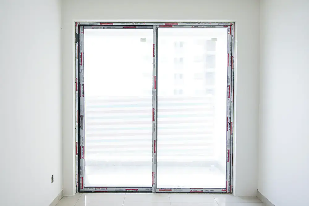 Thi công cửa lô gia căn hộ từ tầng 5 đến tầng 10 Block Venus