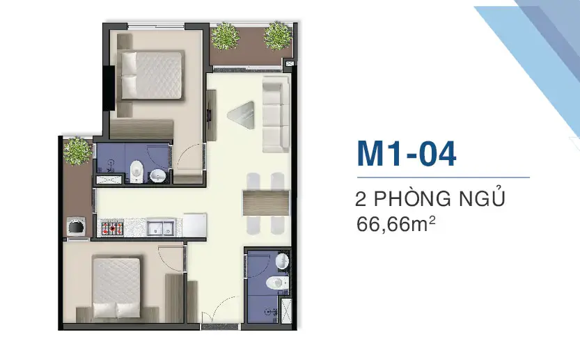 Căn Hộ M1-04 Q7 Saigon Riverside Complex