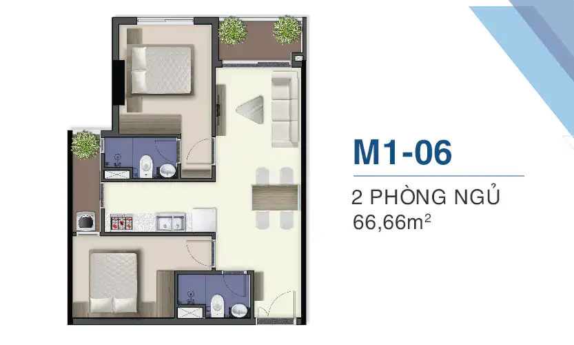 Căn Hộ M1-06 Q7 Saigon Riverside Complex