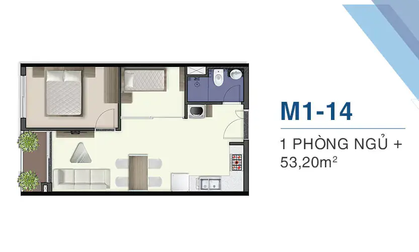 Căn Hộ M1-14 Q7 Saigon Riverside Complex
