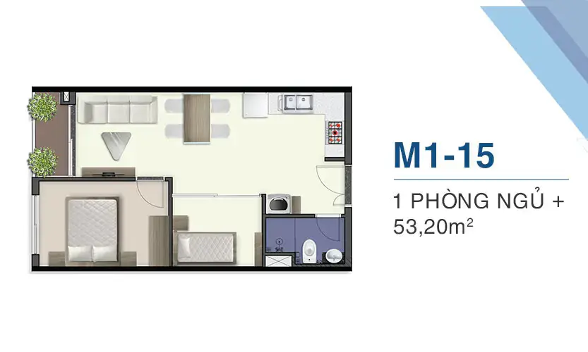 Căn Hộ M1-15 Q7 Saigon Riverside Complex