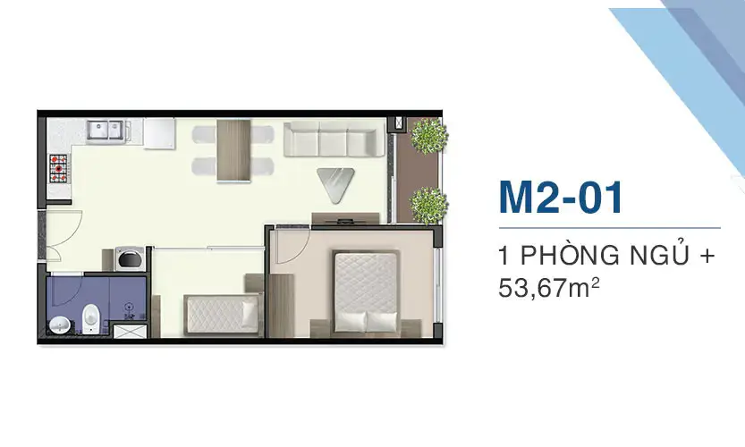 Căn Hộ M2-01 Q7 Saigon Riverside Complex
