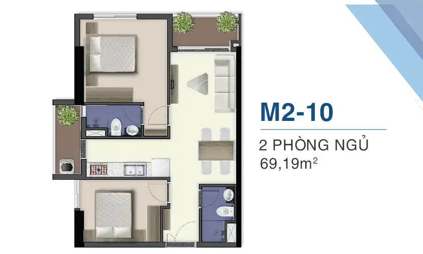Căn Hộ M2-10 Q7 Saigon Riverside Complex