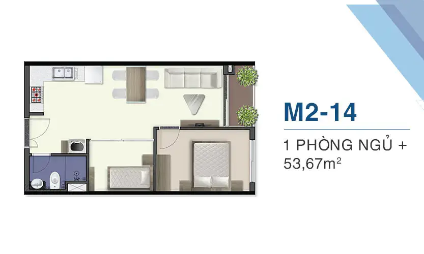 Căn Hộ M2-14 Q7 Saigon Riverside Complex