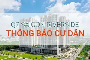 Thông báo cư dân q7 saigon riverside